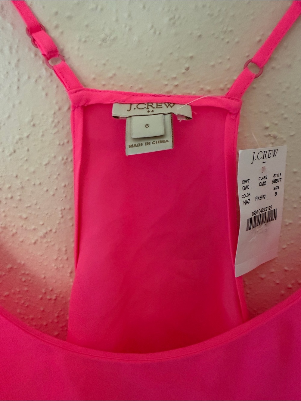 NWT - J. Crew Factory Women's Size 8
Neon Pink Racerback Tank - Picture 5 of 12